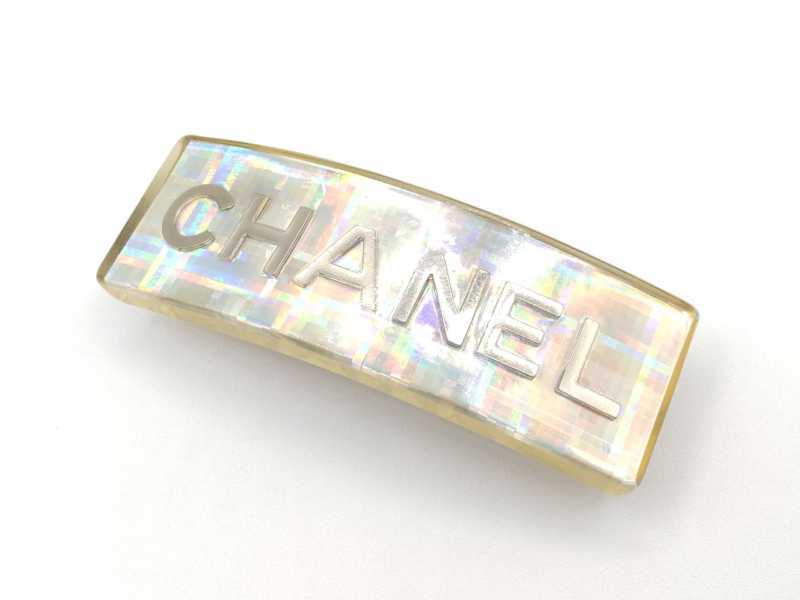 シャネル買取 バレッタ ロゴ